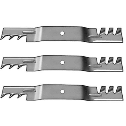 21" Universal Mulching Blade Kit(3 Pack) For Replace John Deere Blade - .904" Center Hole