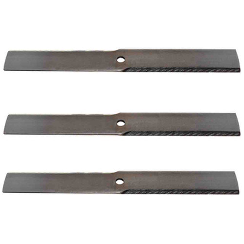 20-1/2" Universal Flat Blade Kit(3 Pack) For 60" Gravely Mower - 5/8" Center Hole Diam.