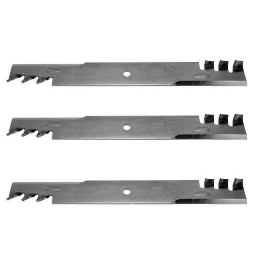21" Universal Wide Heavy Duty Mulching Blade Kit(3 Pack) For Replace Everride Blade 181026 - 9/16" Center Hole