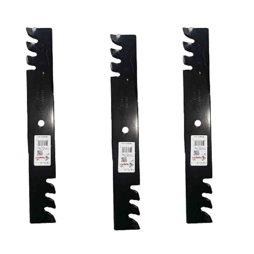 18" Universal Mulching Blade Kit(3 Pack) For Replace Toro Blade - 1/2" Center Hole