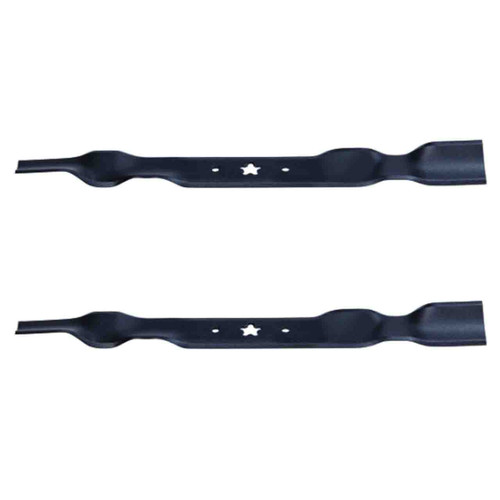 21" Oregon Blade Kit(2 Pack) Compatible With AYP OEM 21546095 - 5 pt. star" Center Hole Diam._A6 - Image 1