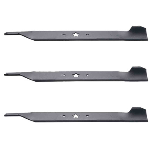19-5/16" Oregon Blade Kit(3 Pack) Compatible With AYP OEM 532127842 - 5 pt. star" Center Hole Diam. - Image 1