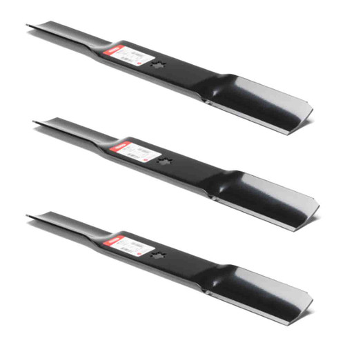21-3/16" Oregon Blade Kit(3 Pack) Compatible With CUB CADET OEM 742-04308 - 5/8 6 pt. star" Center Hole Diam. - Image 1