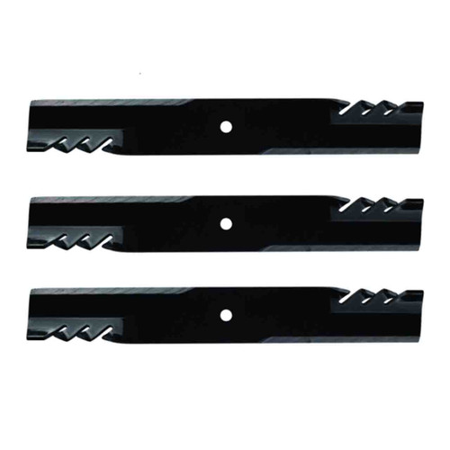 19-1/2" Oregon Blade Kit(3 Pack) Compatible With JOHN DEERE OEM M112974 - 11/16" Center Hole Diam._A1 - Image 1