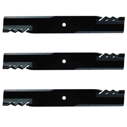 17-3/16" Oregon Blade Kit(3 Pack) Compatible With JOHN DEERE OEM M76461 - 11/16" Center Hole Diam. - Image 1