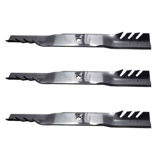 21-3/8" Universal OEM 592-615 Oregon Blade Kit(3 Pack) 7 pt. star" Center Hole 3" Width 0,203" Thickness 1" Air Lift - Image 1