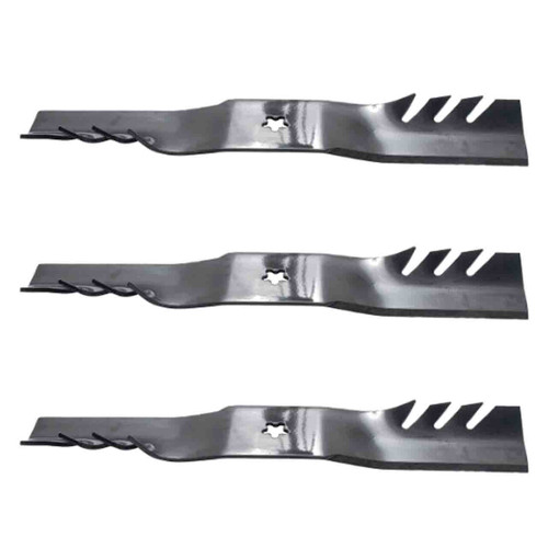 18-7/16" Oregon Blade Kit(3 Pack) Compatible With HUSQVARNA OEM 532187256 - 5 pt. star" Center Hole Diam._A4 - Image 1