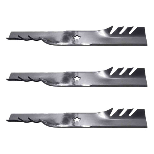 17-3/8" Oregon Blade Kit(3 Pack) Compatible With AYP OEM 137380 - 5 pt. star" Center Hole Diam._A9 - Image 1
