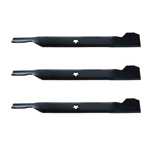 18-3/16" Oregon Blade Kit(3 Pack) Compatible With CRAFTSMAN OEM 138496 - 5 pt. star" Center Hole Diam._A8 - Image 1