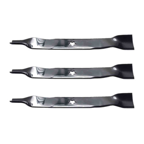 15-1/2" Oregon Blade Kit(3 Pack) Compatible With AYP OEM 917145708 - 5 pt. star" Center Hole Diam._A1 - Image 1