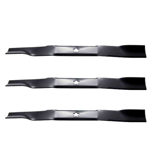 21-15/16" Oregon Blade Kit(3 Pack) Compatible With HUSQVARNA OEM 532437601 - 5 Pt. Star" Center Hole Diam. - Image 1