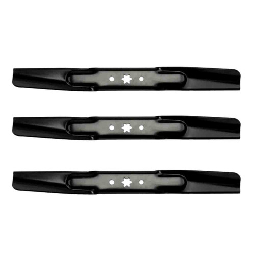 23-1/4" Oregon Blade Kit(3 Pack) Compatible With CUB CADET OEM 942-04290A - 6 Pt. Star" Center Hole Diam. - Image 1