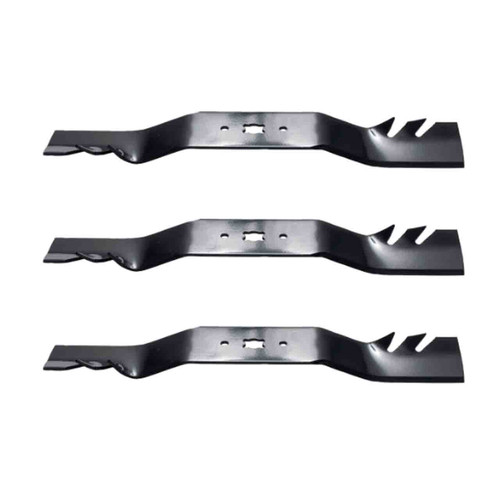 17-7/8" Universal OEM 98-671 Oregon Blade Kit(3 Pack) bow-tie" Center Hole 2,5" Width 0,149" Thickness 3/4" Air Lift - Image 1
