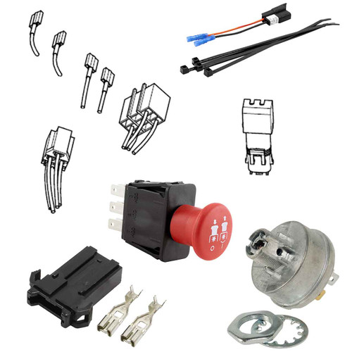 Wire Harness Kit For Hustler FasTrak SDX Kawasaki FX730 (23.5hp) 60"