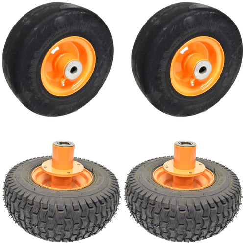 Complete Tire Kit For SCAG Belt Drive Walkbehinds Model SW32-14FS