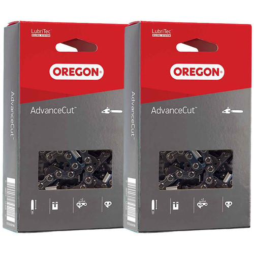 Oregon AdvanceCut Saw Chain 91PX057G  Fits 16" Bar - 2 PACK