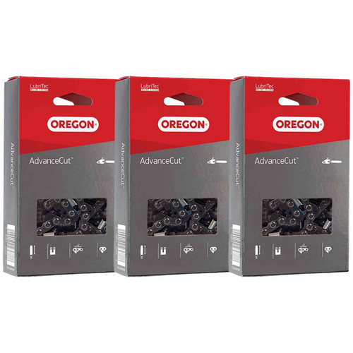 Oregon AdvanceCut Saw Chain 90PX040G – Fits 10" Bar -3 PACK