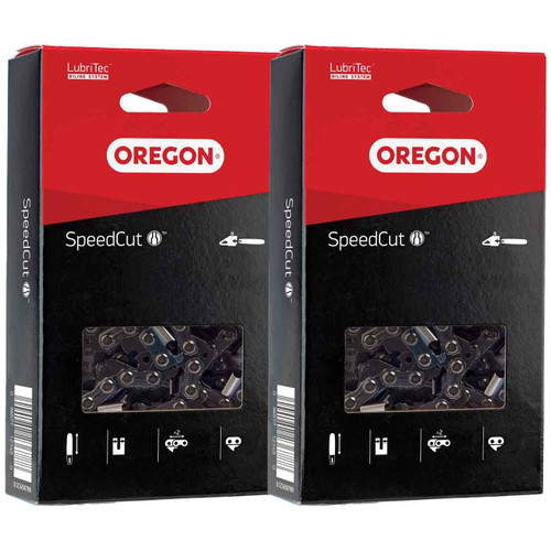 Oregon SpeedCut Saw Chain 95TXL072G  Fits 18" Bar - 2 PACK