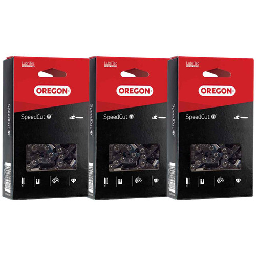 Oregon SpeedCut Saw Chain 95TXL072G  Fits 18" Bar - 3 PACK