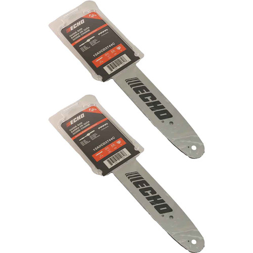 12A0CD3744C - GUIDE BAR BY ECHO - A0CD Bajo Rebote,  PITCH 3/8" LP, 12" BAR, 0.050" GAUGE, 44 DL - 2