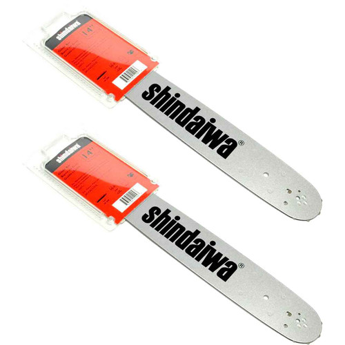 S14A0ES3752 - GUIDE BAR BY SHINDAIWA - A0ES PowerCut,  PITCH 3/8", 14" BAR, 0.058" GAUGE, 52 DL - 2 