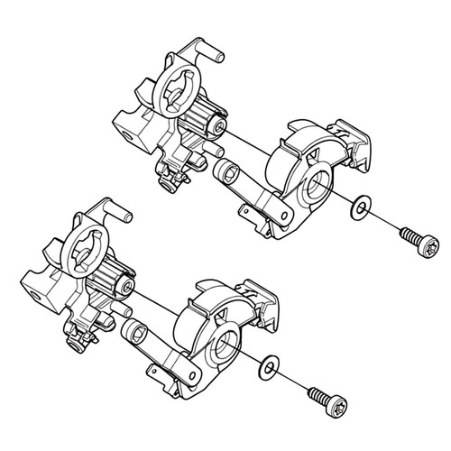 Husqvarna OEM CHOKE CONTROL (CHOKE/STOP) 599822301 (2 Pack)