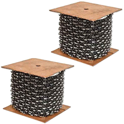 Husqvarna OEM 100' H83 CHAIN REEL 3/8, .063 591164001 (2 Pack)