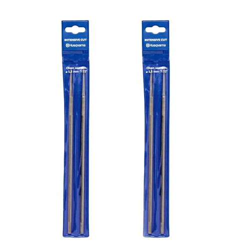 Husqvarna OEM HUS 3/16 (4.8MM) RD FILES (2) 588246101 (2 Pack)