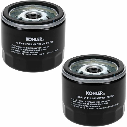 Kohler OEM Oil Filter 12 050 01-S For Command PRO® EFI - 26HP Engine (2 Pack)