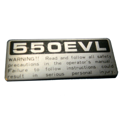 Echo OEM  89015117932 - MODEL DECAL - Echo Original Part - Image 1