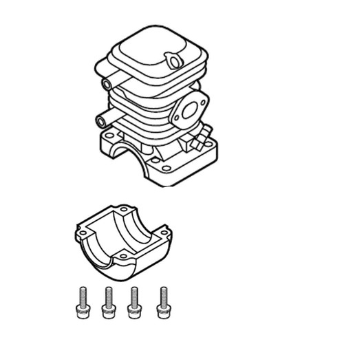 Echo OEM P021009823 - CRANKCASE SET CS-370 - Echo Original Part