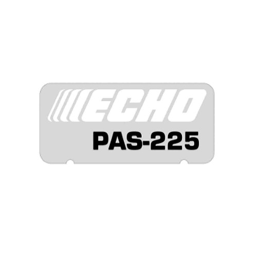 Echo OEM X547001780 - LABEL - MODEL PAS-225 - Echo Original Part
