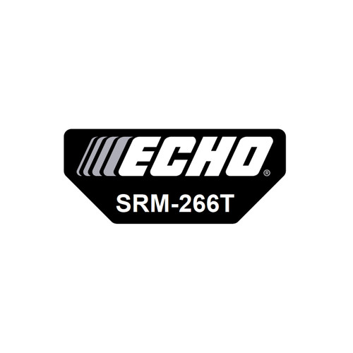 Echo OEM  X547001990 - LABEL MODEL SRM-266T - Echo Original Part - Image 1