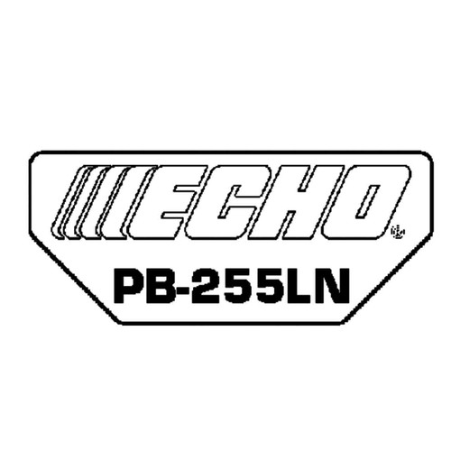 Echo OEM  X547002240 - LABEL ECHO - Echo Original Part - Image 1