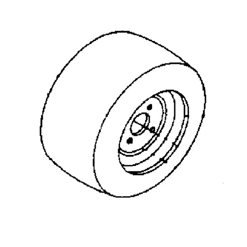 Scag OEM 48554 - DRIVE WHEEL ASSY - Scag Original Part - Image 1