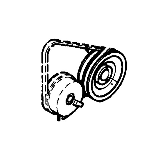 Scag OEM 481329 - PULLEY, 6.35 OD-DOUBLE GROOVE - Scag Original Part