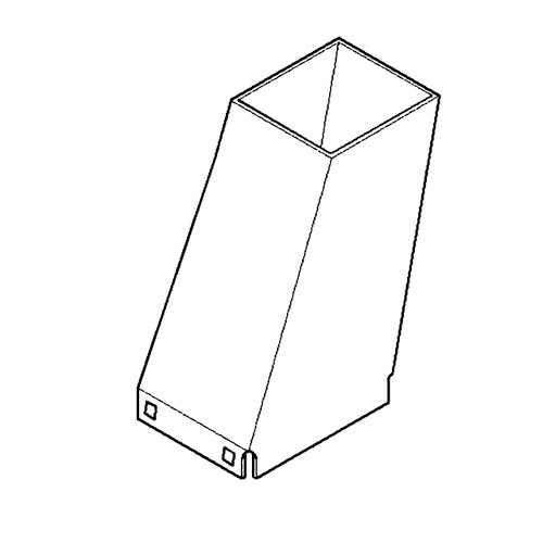 Scag OEM 461321 - CHUTE W/ DECAL, BLOWER OUTLET - Scag Original Part