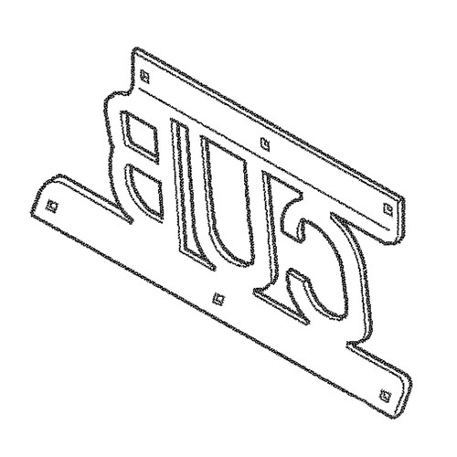 Scag OEM 423483 - SHIELD, REAR - CUB - Scag Original Part