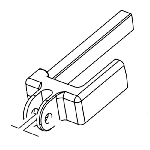 Scag OEM 485570 - SLIDE, HEIGHT ADJUST - Scag Original Part - Image 1