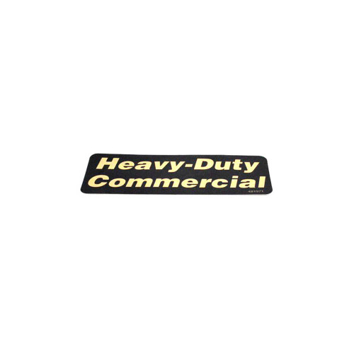 Scag OEM 481971 - DECAL, HEAVY DUTY COMMERCIAL - Scag Original Part - Image 1