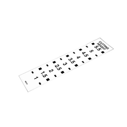 Scag OEM 482101 - DECAL, CUTTING HEIGHT - Scag Original Part - Image 1