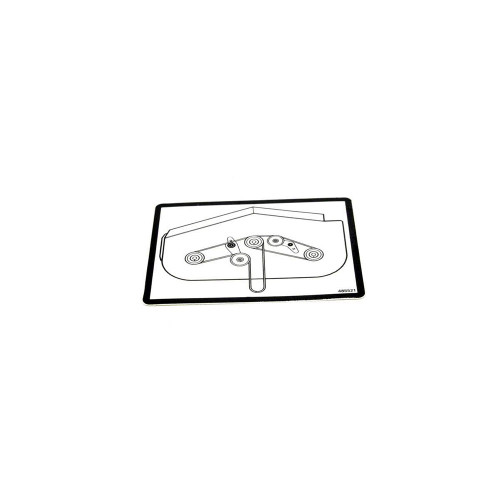 Scag OEM 485521 - DECAL, BELT ROUTING - SMTC/SMCZ-48/52 - Scag Original Part - Image 1