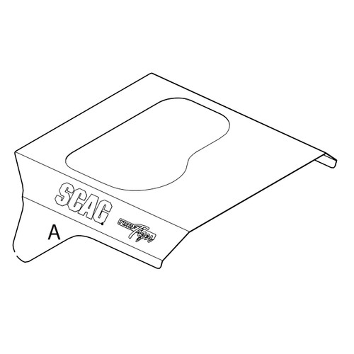 Scag OEM 462963 - HOOD ASSY, STTII-37BV-EFI - Scag Original Part - Image 1