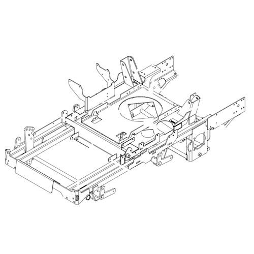 Scag OEM 462988 - MAINFRAME W/ DECALS, STTII - Scag Original Part - Image 1