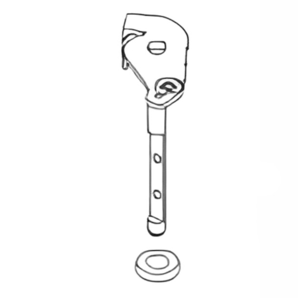 Briggs and Stratton OEM 696387 - SHAFT-THROTTLE Briggs and Stratton Original Part - Image 1