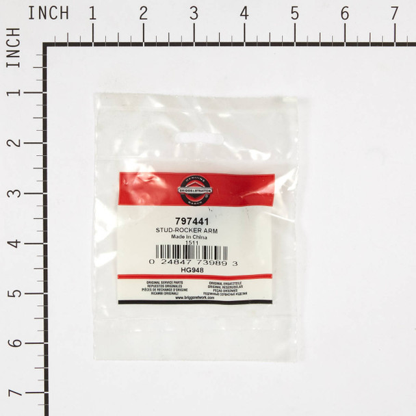 Briggs and Stratton OEM 797441 - STUD-ROCKER ARM Briggs and Stratton Original Part - Image 1
