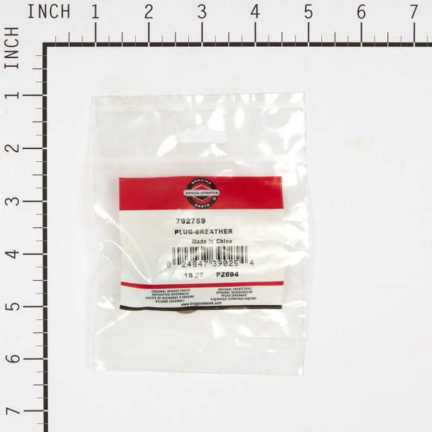 Briggs and Stratton OEM 792759 - PLUG-BREATHER Briggs and Stratton Original Part - Image 1