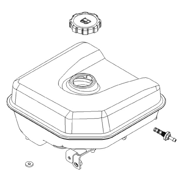 Briggs and Stratton OEM 593170 - TANK-FUEL Briggs and Stratton Original Part - Image 1