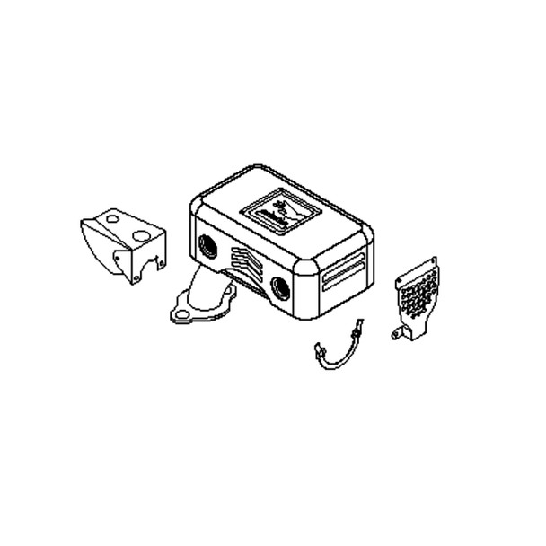 Husqvarna OEM 532429208 - Muffler Assy Snow(Sksn4200) - Husqvarna Original Part - Image 1