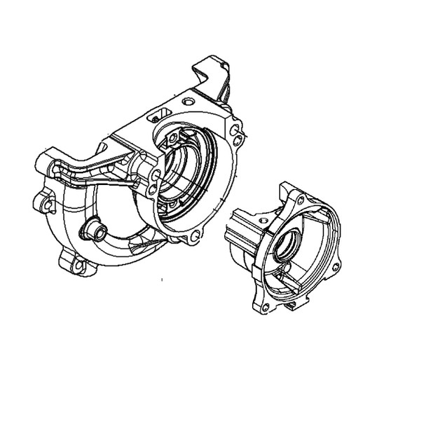 Husqvarna OEM 578010004 - Crankcase Assy - Husqvarna Original Part - Image 1